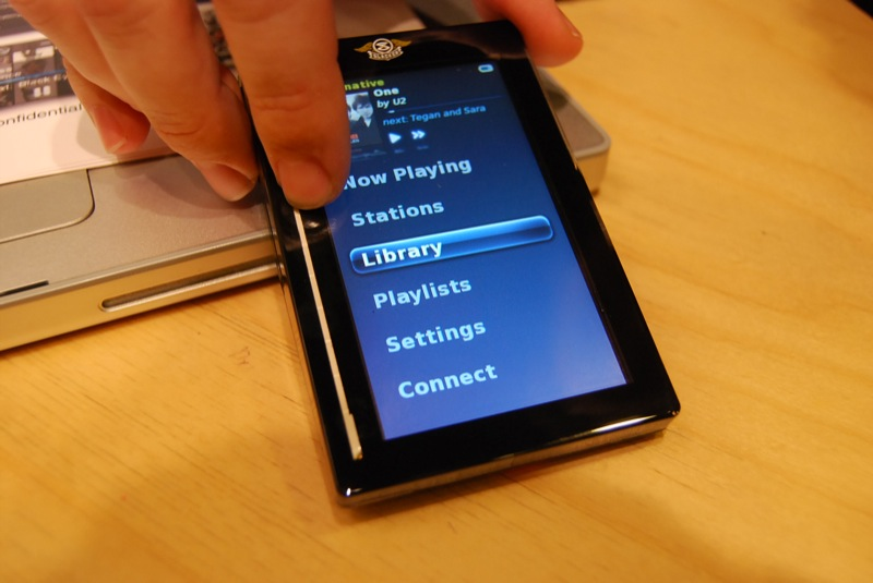 Illustration for article titled Slacker Portable Personalized Radio Player Video and Gallery